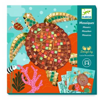 Комплект мозайка 4 бр. Карибски животни. Възраст: 5-8 год. /DJ09427/