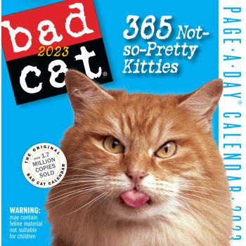 BAD CATS PAGE-A-DAY CALENDAR 2023