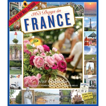 365 DAYS IN FRANCE PICTURE-A-DAY 2018. /стенен календар/