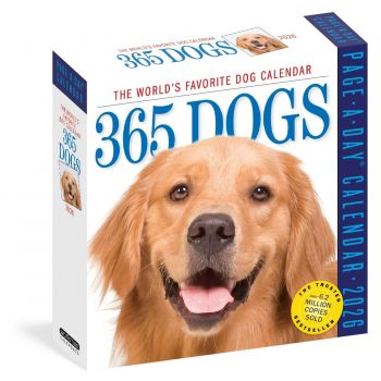 365 Dogs. Page-A-Day Calendar 2026