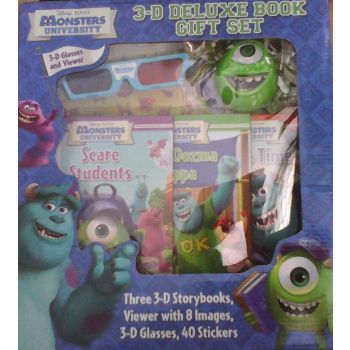 MONSTERS UNIVERSITY 3D DELUXE BOOK GIFT SET
