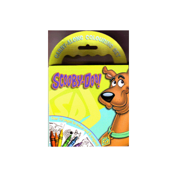 SCOOBY DOO CARRY ALONG COLOURING SET