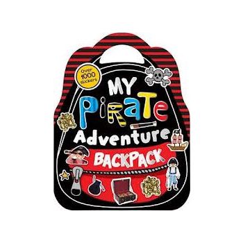 MY PIRATE ADVENTURE BACKPACK. “Shaped Sticker Bo