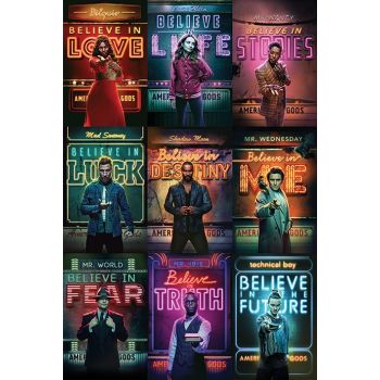 AMERICAN GODS (CHARACTERS) MAXI POSTER