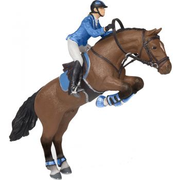 51560 Фигурка Jumping Horse with Riding Girl