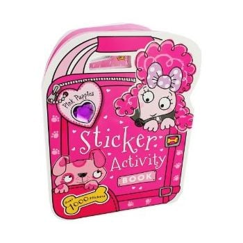 PINK PUPPIES STICKER ACTIVITY BOOK: Over 1000 st