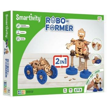 STY101 Дървен конструктор робот. “Smart Games“