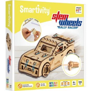 STY003 Дървен конструктор рали състезател. “Smart Games“