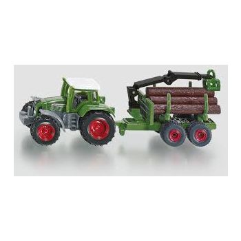 1645 Играчка Tractor With Forestry Trailer