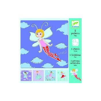 Шаблони Fairies. 5 бр. Възраст: 4-8 год. /DJ0885