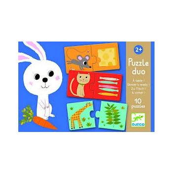 Пъзел Duo Dinner`s ready. 10 пъзела от по 2 част