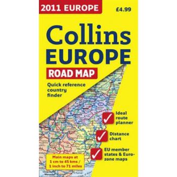 COLLINS EUROPE: Road Map 2011 /1: 4 500 000/