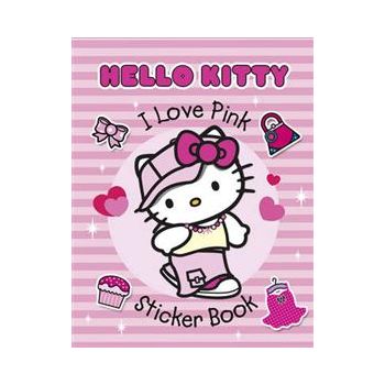 HELLO KITTY: I Love Pink Sticker Book