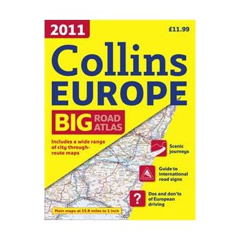 COLLINS EUROPE BIG ROAD ATLAS 2011