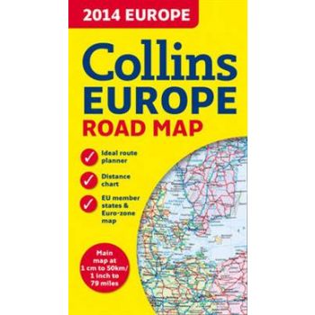 2014 COLLINS MAP OF EUROPE