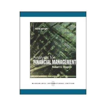 ANALYSIS FOR FINANCIAL MANAGEMENT, 10th Internat