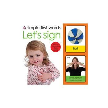 SIMPLE FIRST WORDS LET`S SIGN + 32 interactive f
