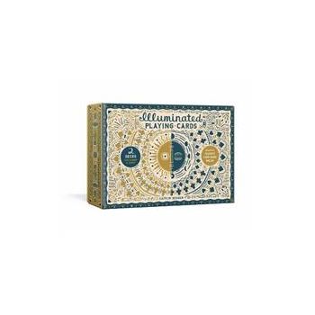 ILLUMINATED PLAYING CARD SET: Two Decks with Game Rules