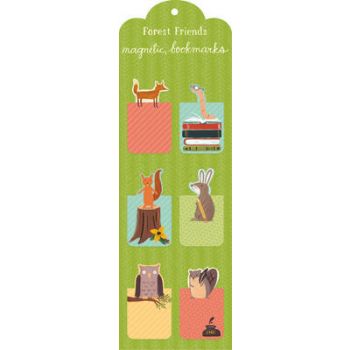 MAGNETIC BOOKMARK: Forest Friends  (6 Bookmarks)