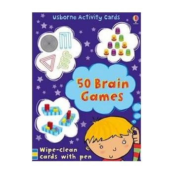 50 BRAIN GAMES: Usborne Activity Cards