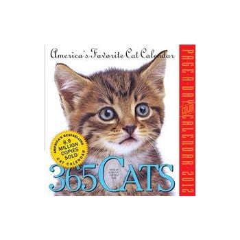 365 CATS 2012. (Calendar/Page A Day)