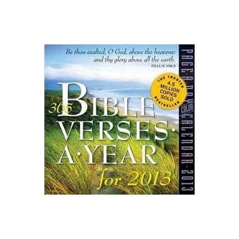 365 BIBLE VERSES A YEAR 2013. (Calendar/Page A D