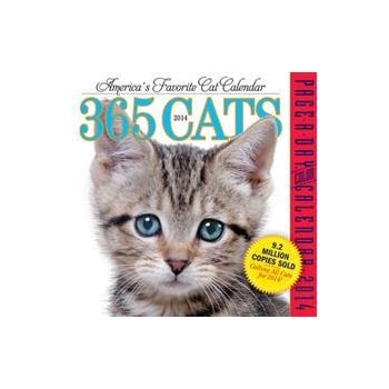 365 CATS 2014. (Calendar/Page A Day)