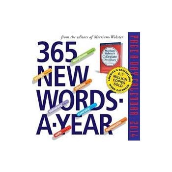 365 NEW WORDS-A-YEAR CALENDAR 2014. (Calendar/Pa