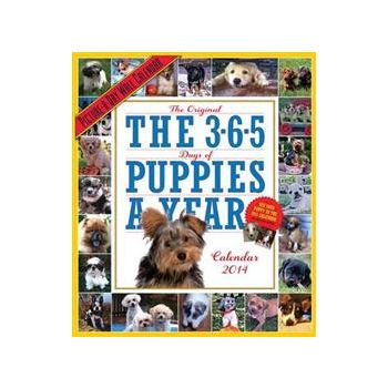 365 DAYS OF PUPPIES-A-YEAR 2014. /стенен календа