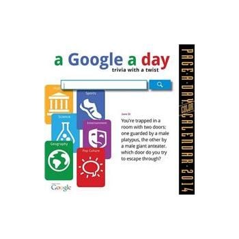 A GOOGLE-A-DAY CALENDAR 2014. (Calendar/Page A D