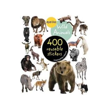 WILD ANIMALS: 400 Reusable Stickers Inspired By