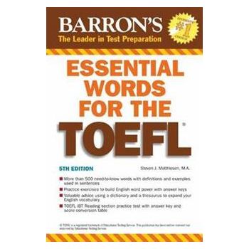 BARRON`S  ESSENTIAL WORDS FOR THE TOEFL, 5th Edi