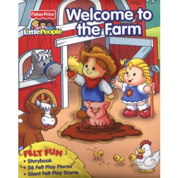 WELCOME TO THE FARM: Book and felt Playset