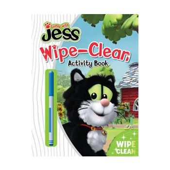 WIPE-CLEAN ACTIVITY BOOK. “Guess with Jess“