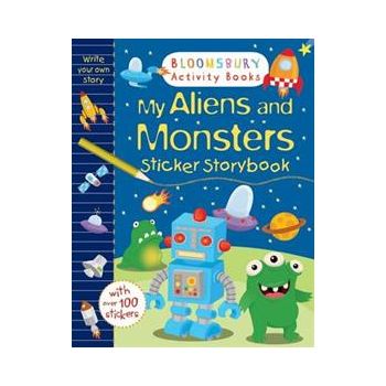MY ALIENS AND MONSTERS STICKER STORYBOOK
