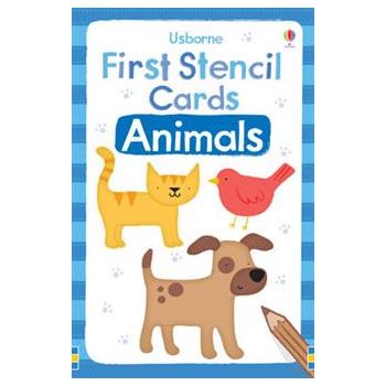 FIRST STENCIL CARDS ANIMALS