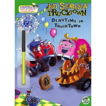 PLAYTIME IN TRUCKTOWN: A Coloring And Activity B