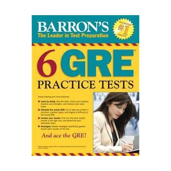 BARRON`S 6 GRE PRACTICE TESTS