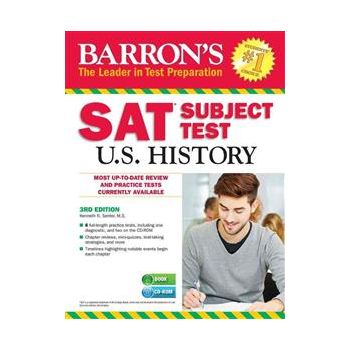 BARRON`S SAT U.S. HISTORY + CD-ROM, 3rd Edition