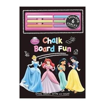 DISNEY PRINCESS CHALK BOARD BOOK