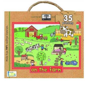 ON THE FARM: Giant Floor Puzzle - 35 Pieces