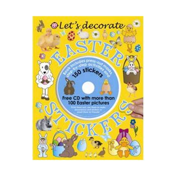 LET`S DECORATE EASTER STICKERS: Free CD With Mor