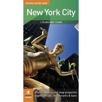 NEW YORK CITY: ROUGH GUIDE MAP /1: 16 000 & 1: 1
