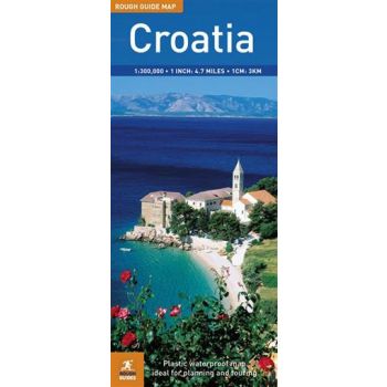 CROATIA: ROUGH GUIDE MAP /1: 300 000 /