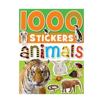 1000 STICKERS ANIMALS