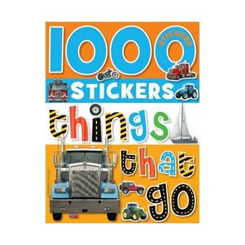 1000 STICKERS THINGS THAT GO