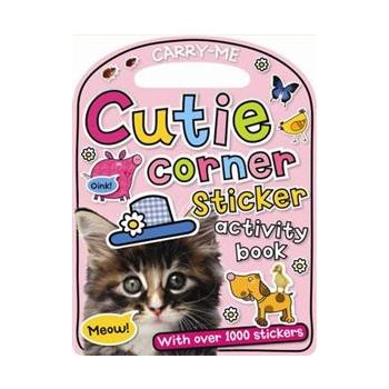 CUTIE CORNER STICKER ACTIVITY BOOK. “Carry-Me“