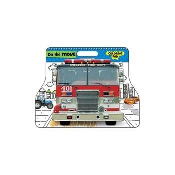 ON THE MOVE COLOURING PAD