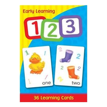 EARLY LEARNING CARDS - 123: 36 Cards