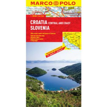 CROATIA, SLOVENIA. “Marco Polo Map“